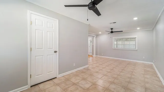 a view of an empty room