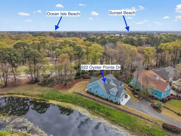 $789,900 | 922 Oyster Pointe Drive, Sunset Beach, NC 28468
