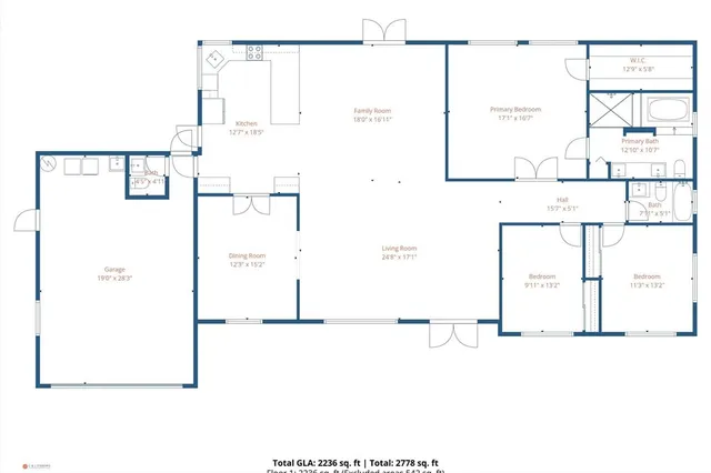 a picture of a floor plan