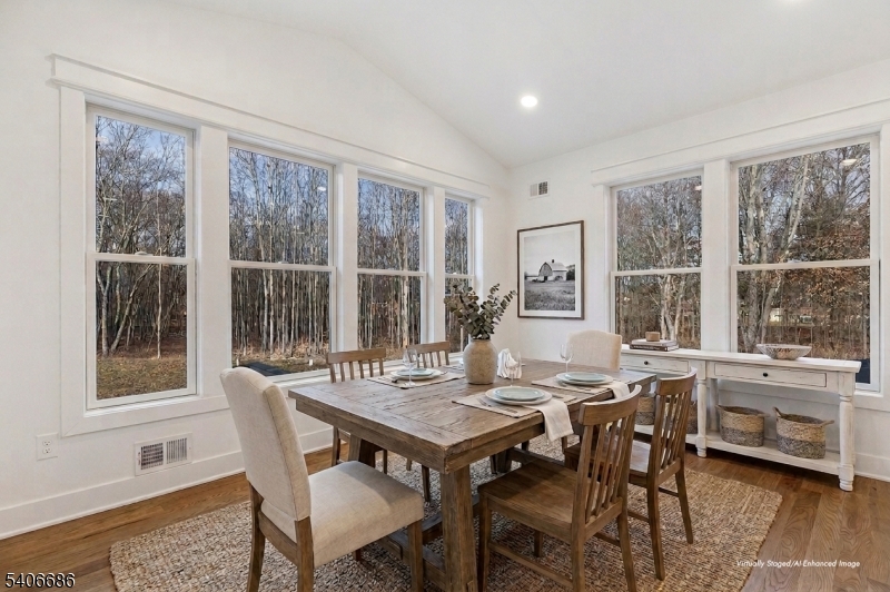759 Mechlin Corner Road Hampton, NJ 08827 - Photo 7 of 45 a view of a dining room with furniture window and outside view