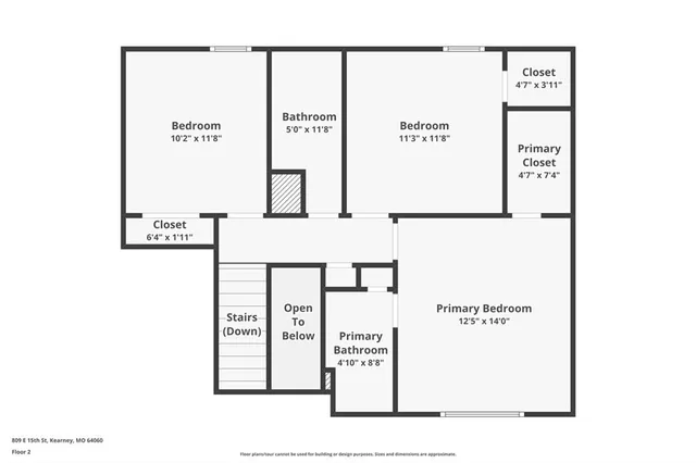 $1,945 | 809 East 15th Street, Kearney, MO 64060
