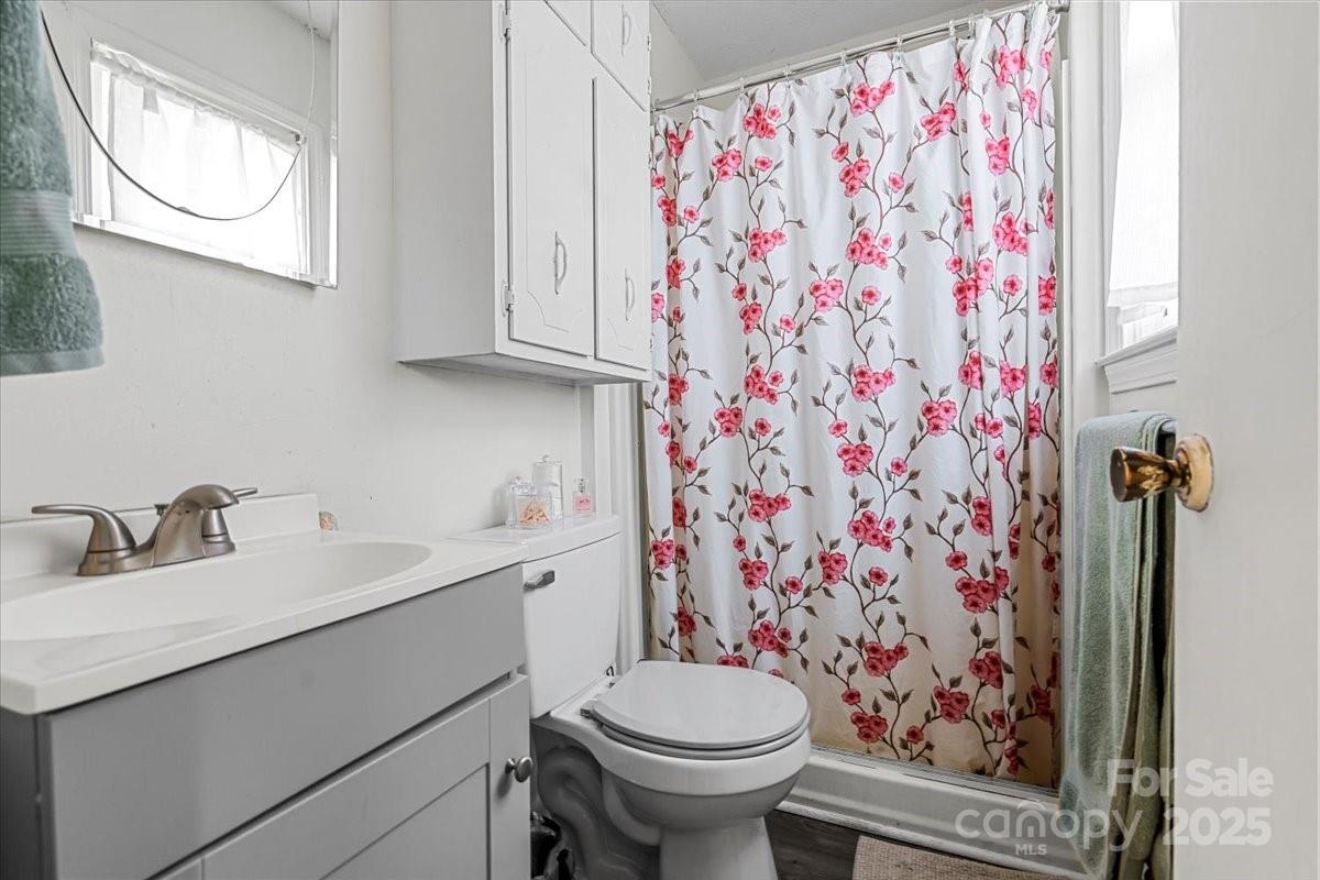 1241 Red River Road Rock Hill, SC 29730 - Photo 20 of 24 a bathroom with a sink toilet and shower curtain