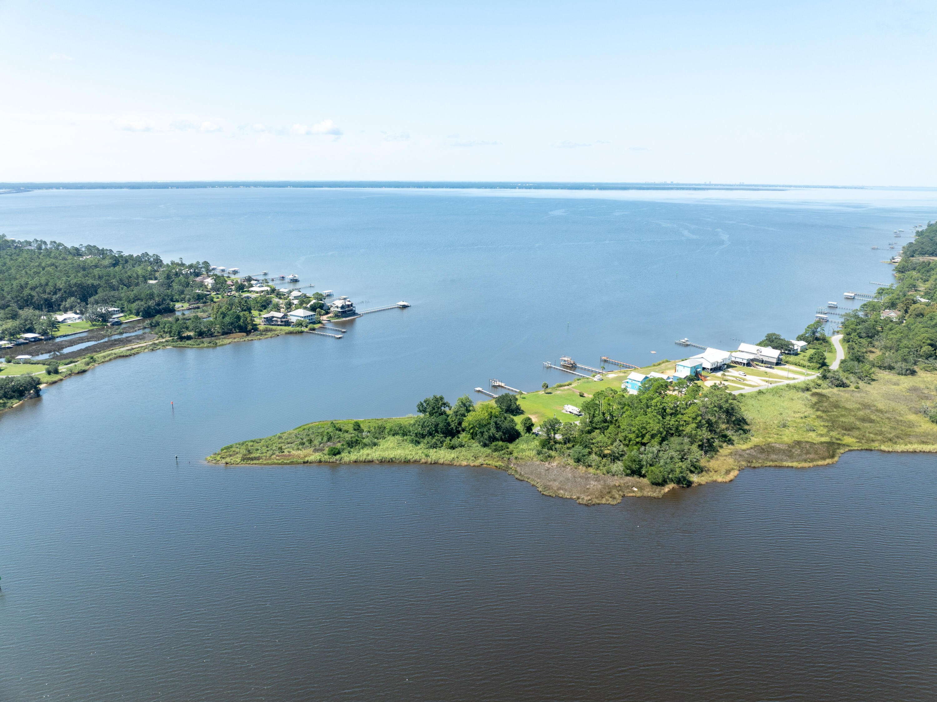 16-acres Beatrice Point Road Freeport, FL 32439 - Photo 36 of 37 an aerial view of a house with a lake view