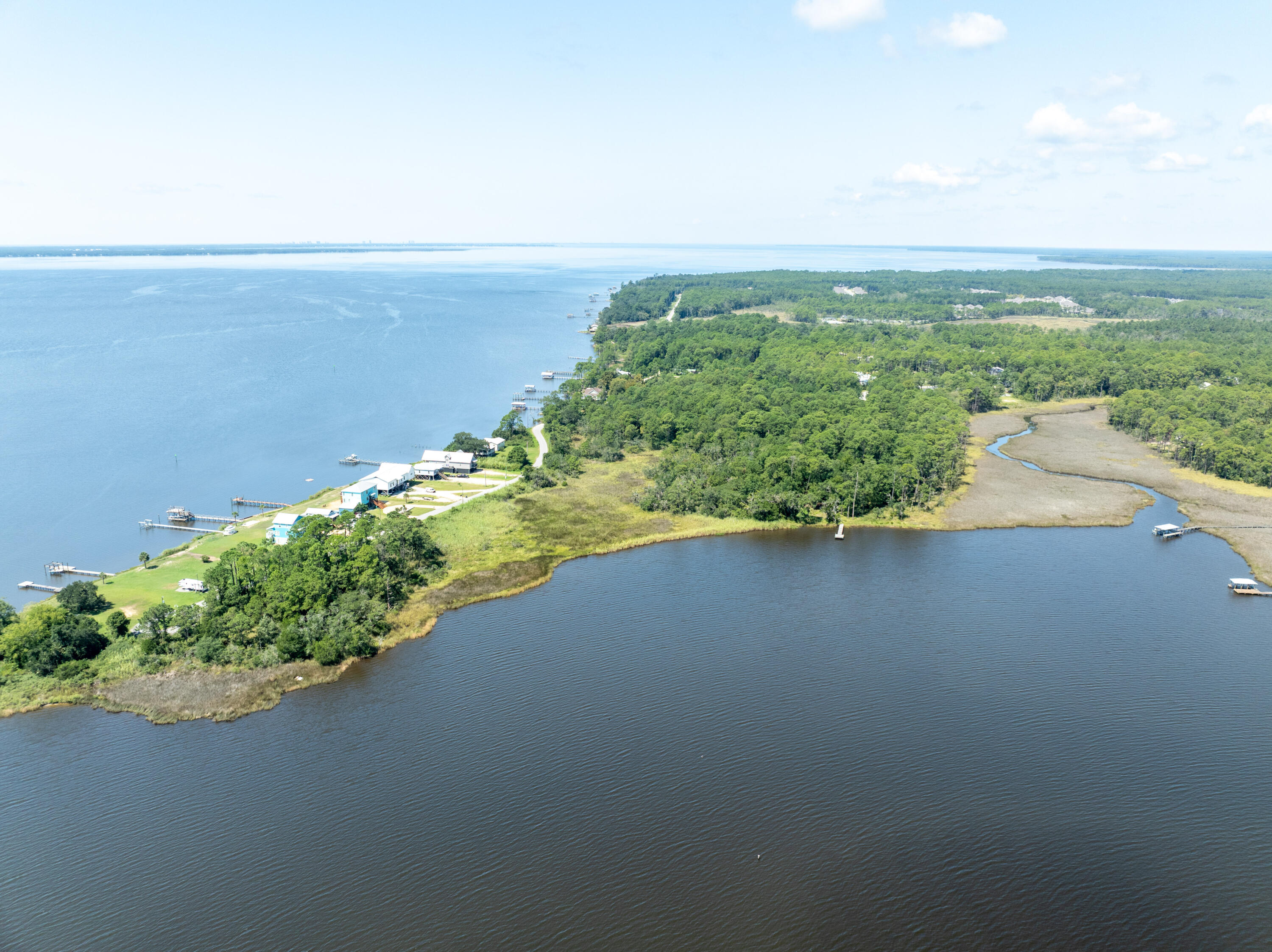 16-acres Beatrice Point Road Freeport, FL 32439 - Photo 37 of 37 an aerial view of a houses with a yard and lake view