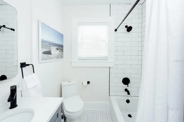 a bathroom with a sink and a toilet