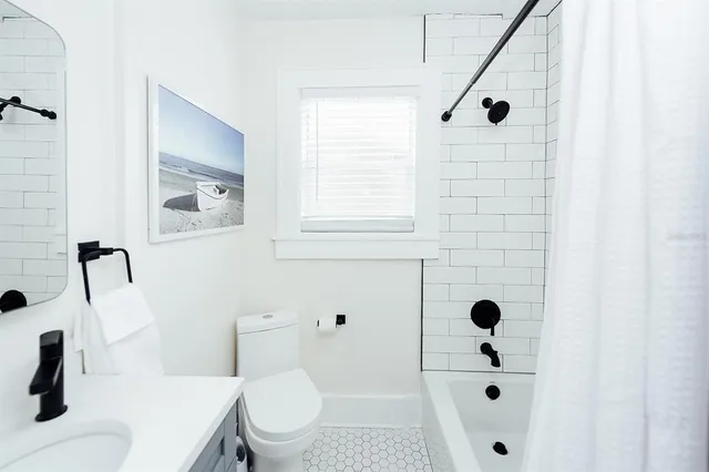 a bathroom with a sink and a toilet