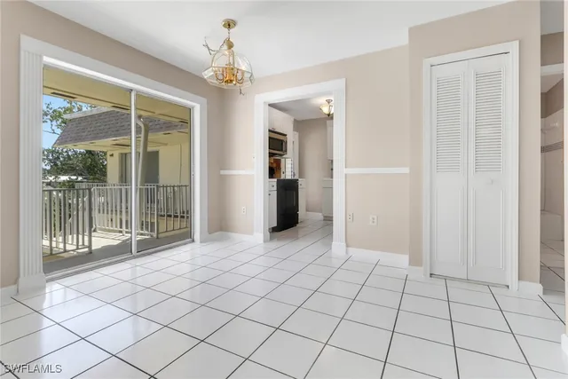 a view of empty room