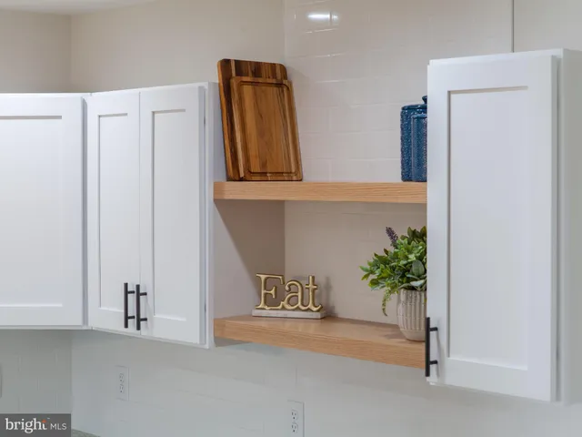 a close view of walk in closet