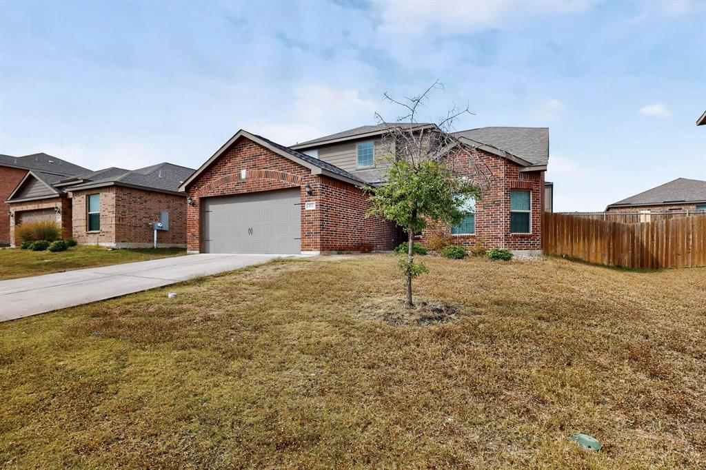 a house view with a outdoor space