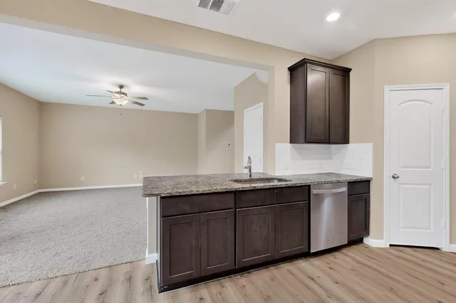 a view of an ocean with beach