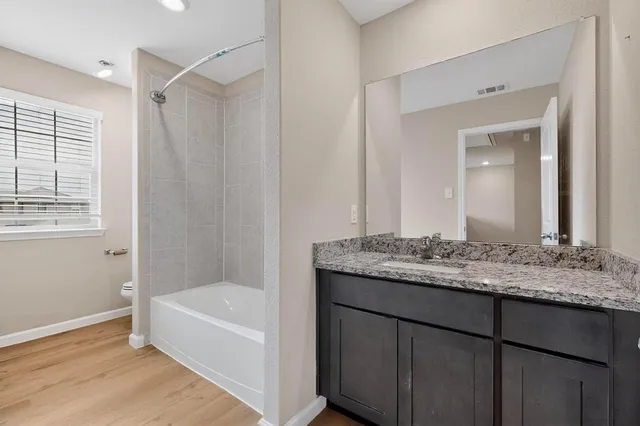 a view of an empty room