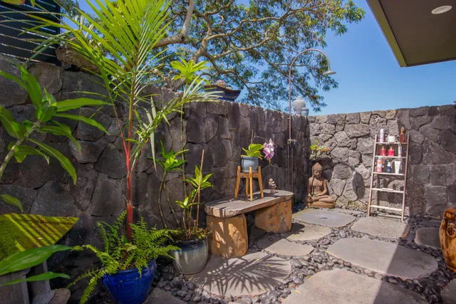 a room with furniture and air hockey table