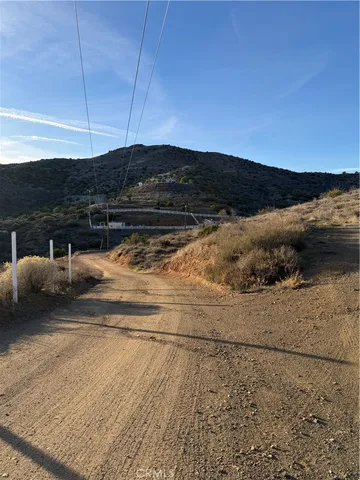 a view of ocean and mountain