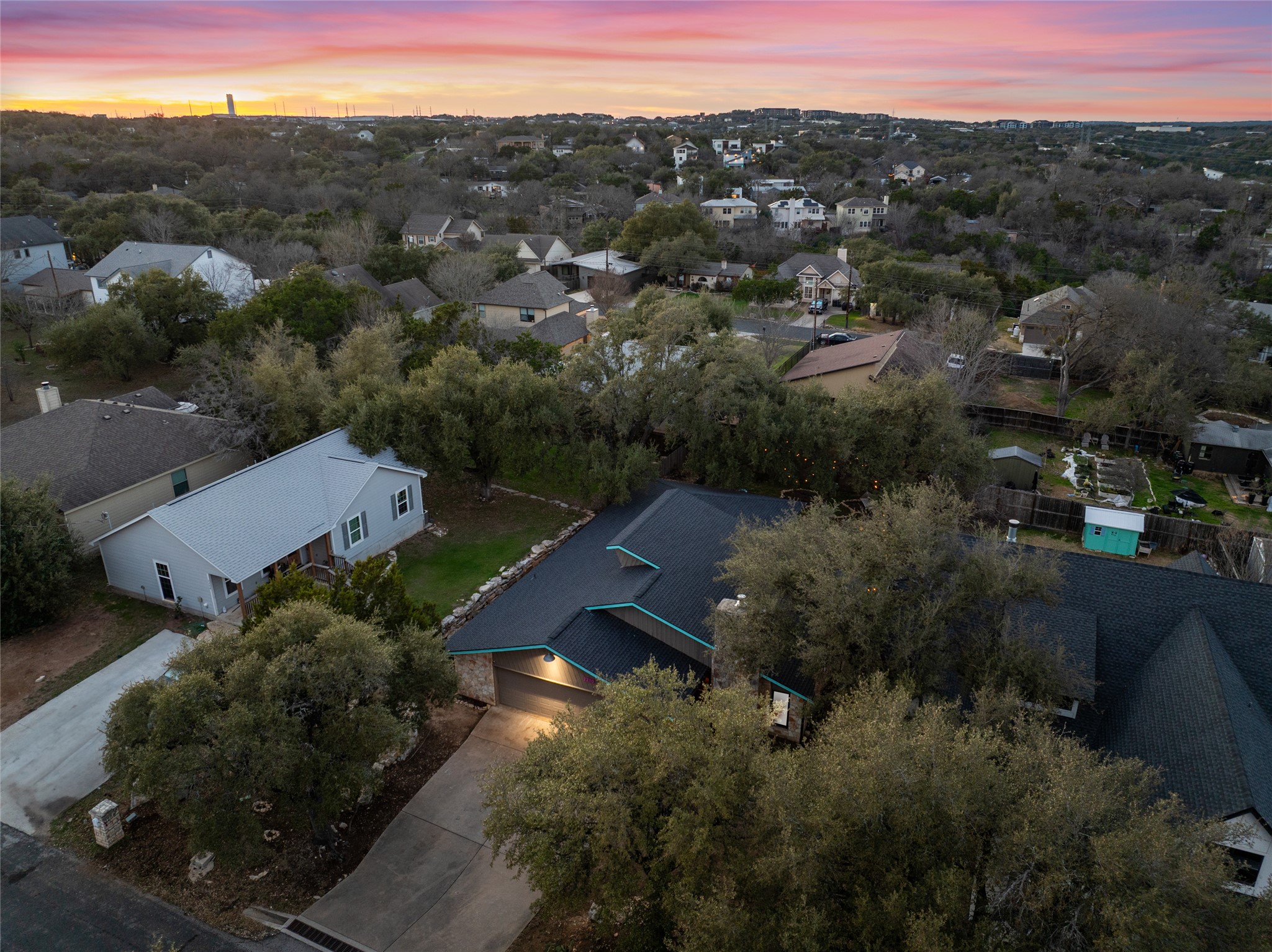 2210 Red Fox Road Austin, TX 78734 - Photo 34 of 40 an aerial view of multiple house