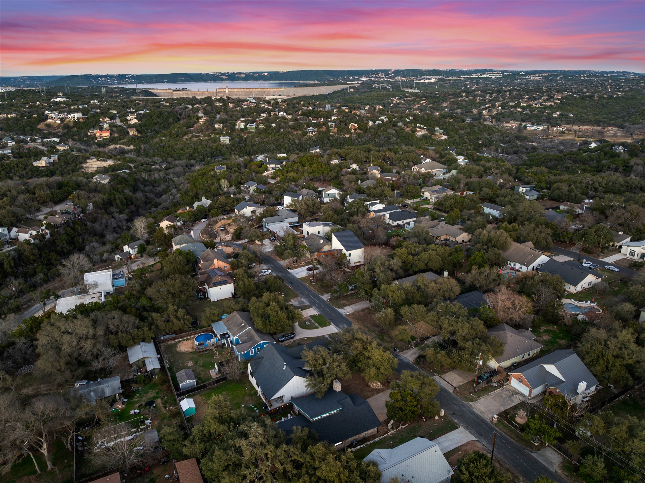 2210 Red Fox Road Austin, TX 78734 - Photo 35 of 40 a view of city and mountain