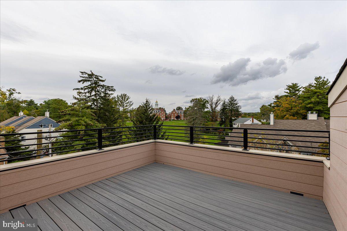 71 Maple Street Princeton, NJ 08542 - Photo 52 of 68 a view of terrace with wooden floor and city view