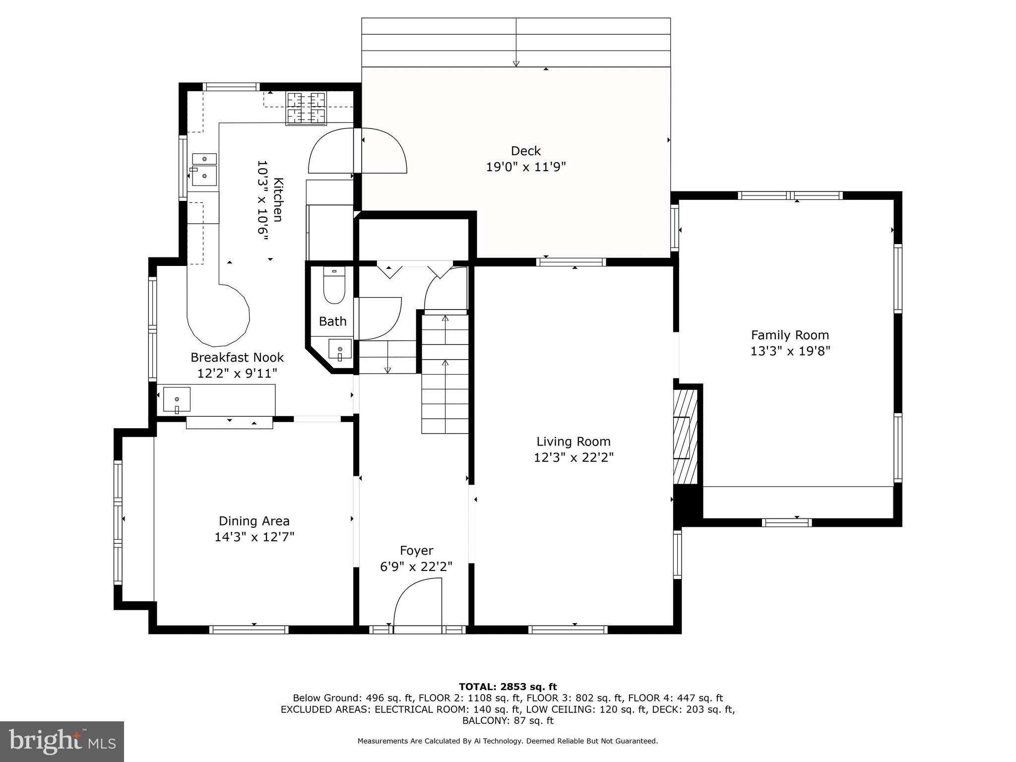 303 Cedarcroft Road Baltimore, MD 21212 - Photo 62 of 65 Main Level Floor Plan
