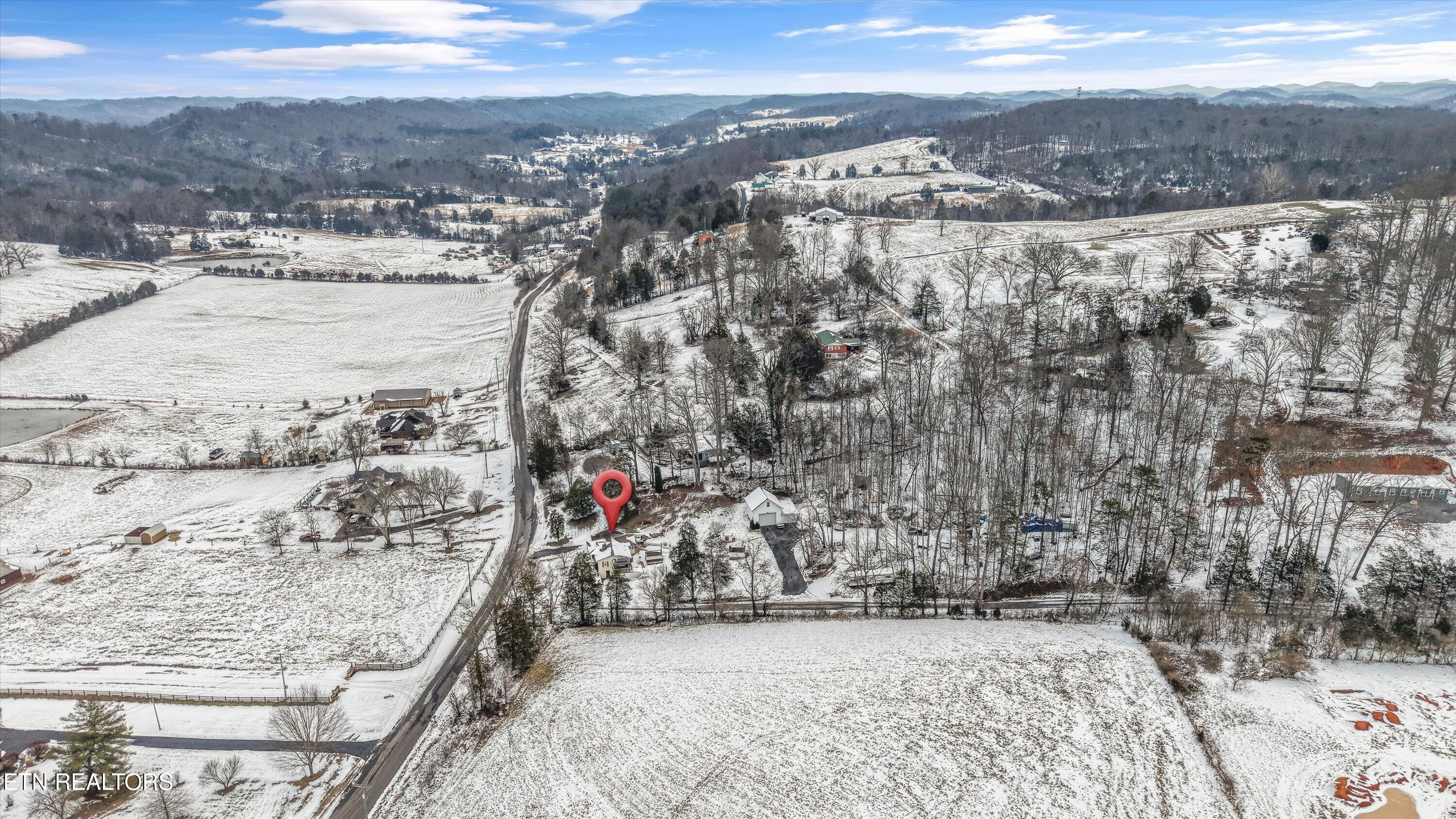 359 East Wolf Valley Road Heiskell, TN 37754 - Photo 33 of 40 359e-wolfvalley-rd-aerial-marker-1