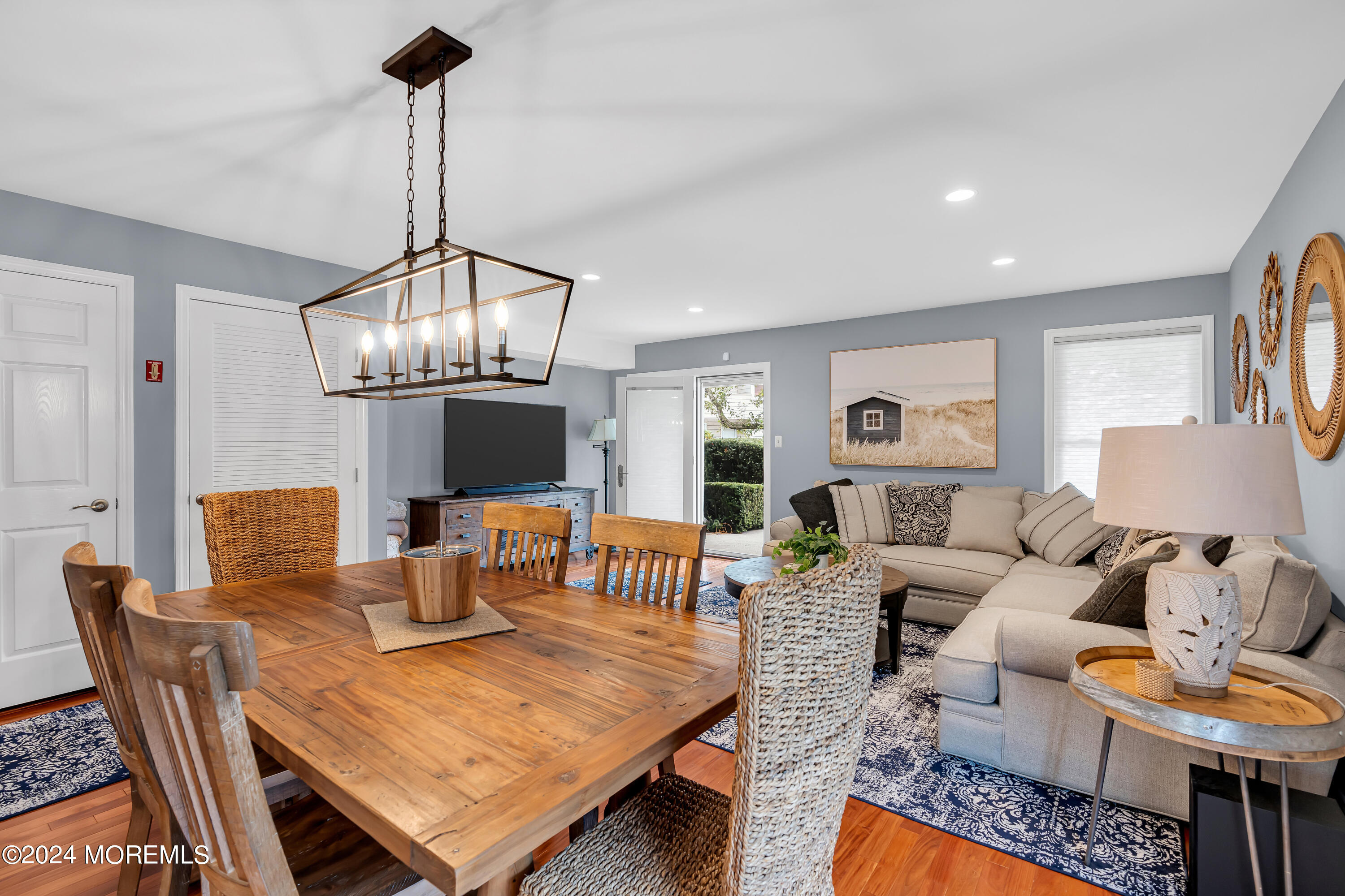 16 Spruce Lane Spring Lake Heights, NJ 07762 - Photo 5 of 31 a living room with furniture or chandelier and a wooden floor