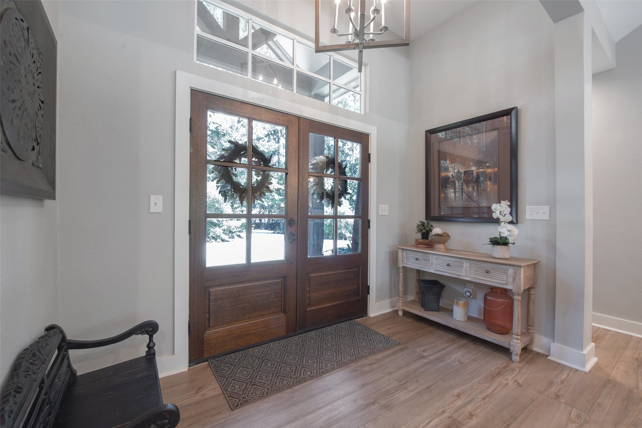 28406 Riley Road Waller, TX 77484 - Photo 3 of 31 Double front doors aren't just an architectural feature—they're one of those things you'll appreciate every time you move a king-size mattress, sofa, or Christmas tree into the house.
