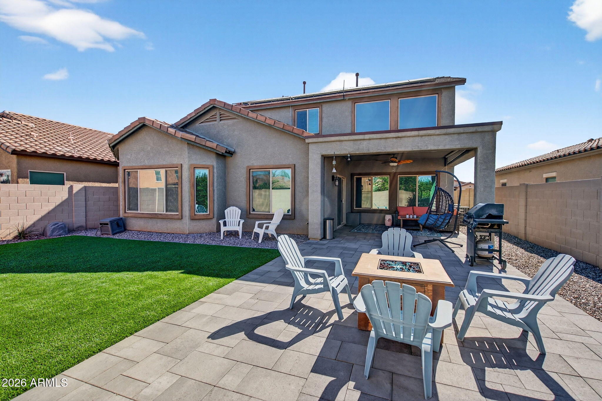 10840 West Saddlehorn Road Peoria, AZ 85383 - Photo 36 of 55 a view of a house with backyard and sitting area