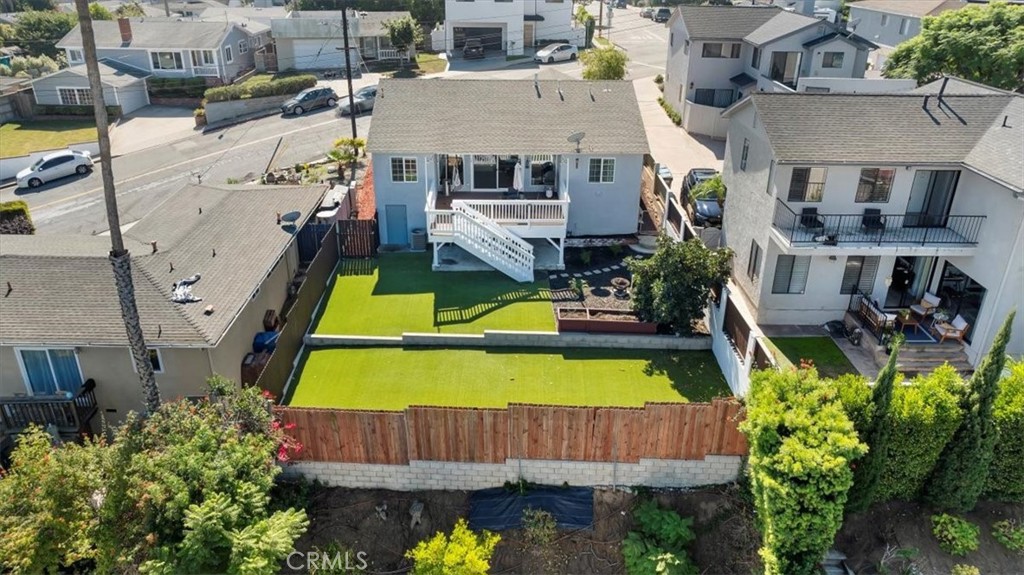 2407 Ripley Avenue Redondo Beach, CA 90278 - Photo 27 of 39 an aerial view of a house with swimming pool and large trees