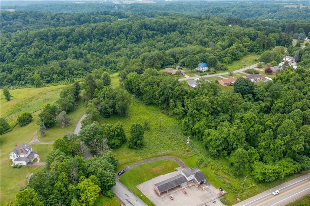 0 Emery Road Fredericktown, PA 15333 - Photo 7 of 8 an aerial view of residential house with outdoor space and trees all around