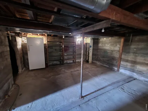 a view of water heater room