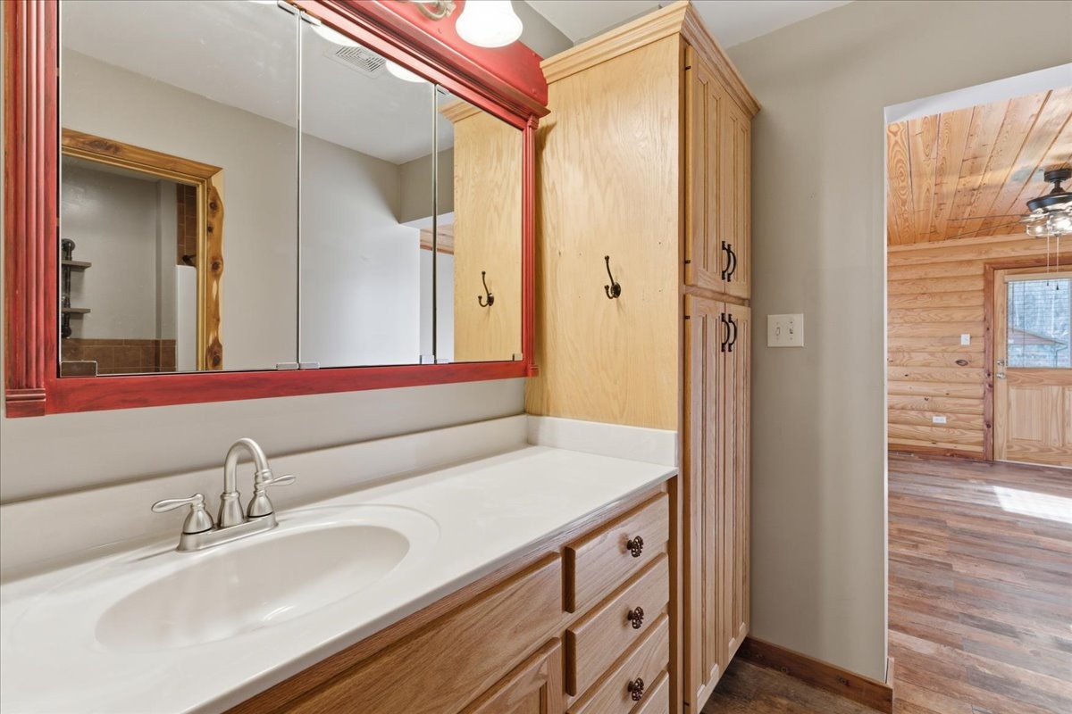 854 Holston Shores Drive Rutledge, TN 37861 - Photo 21 of 52 a bathroom with a sink and a mirror