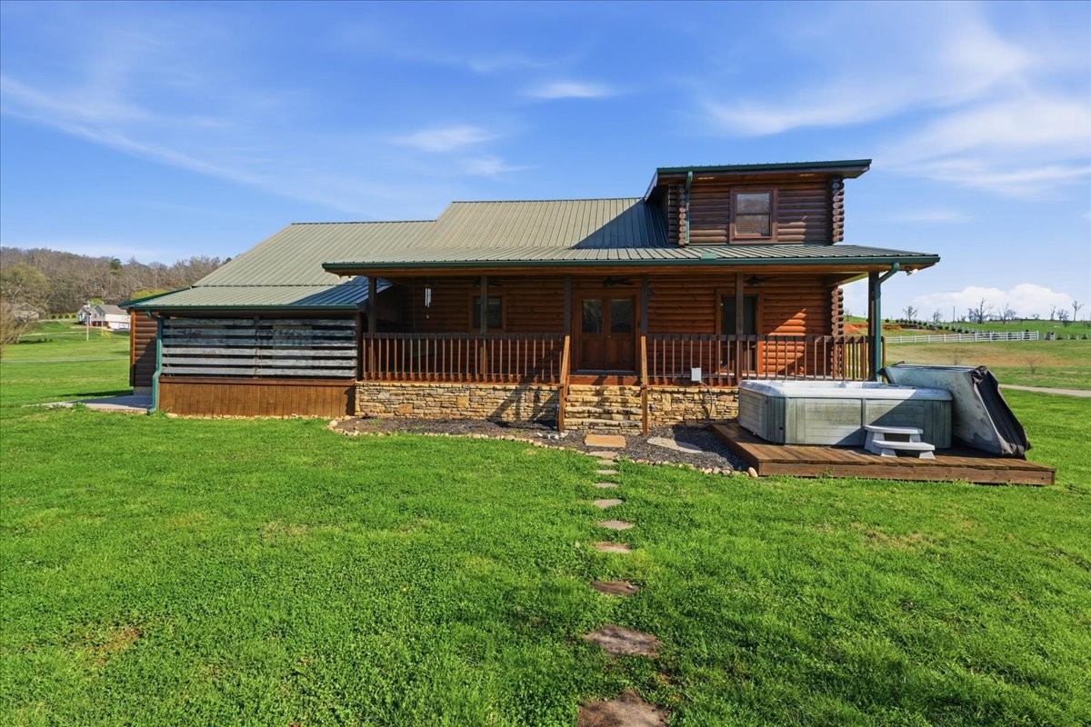 854 Holston Shores Drive Rutledge, TN 37861 - Photo 34 of 52 a view of a house with backyard and sitting area