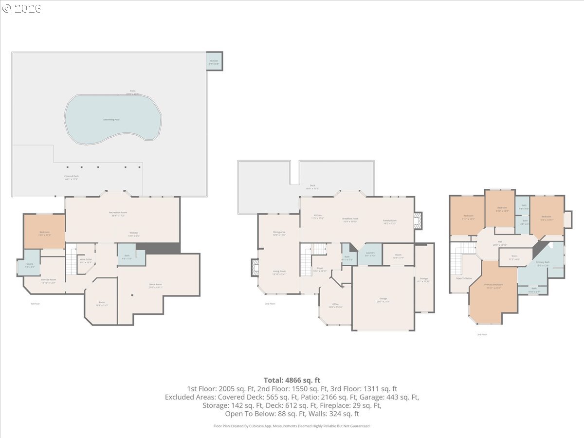 12431 Southwest 55th Place Portland, OR 97219 - Photo 40 of 40 a picture of a floor plan