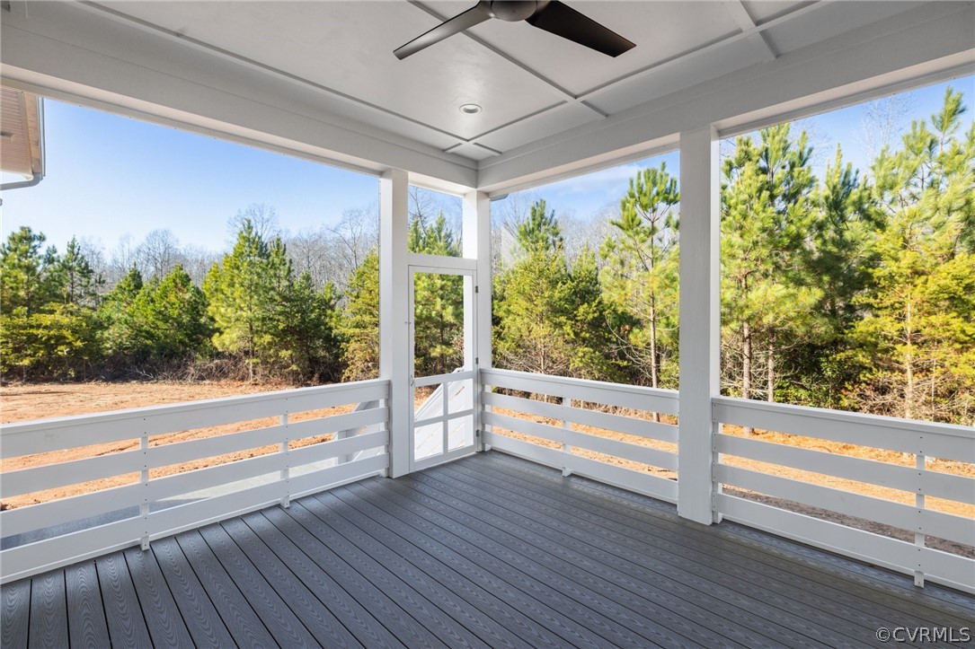 1558 Smokey Ridge Road Maidens, VA 23102 - Photo 32 of 43 a view of a room with wooden floor and outdoor space
