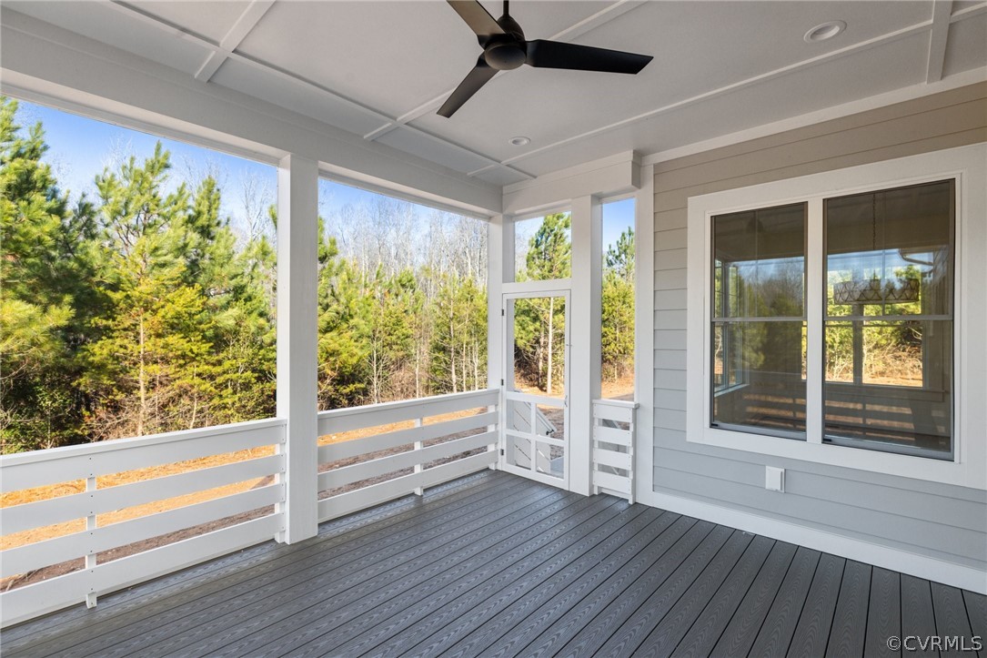 1558 Smokey Ridge Road Maidens, VA 23102 - Photo 33 of 43 a view of wooden floor and windows in a room