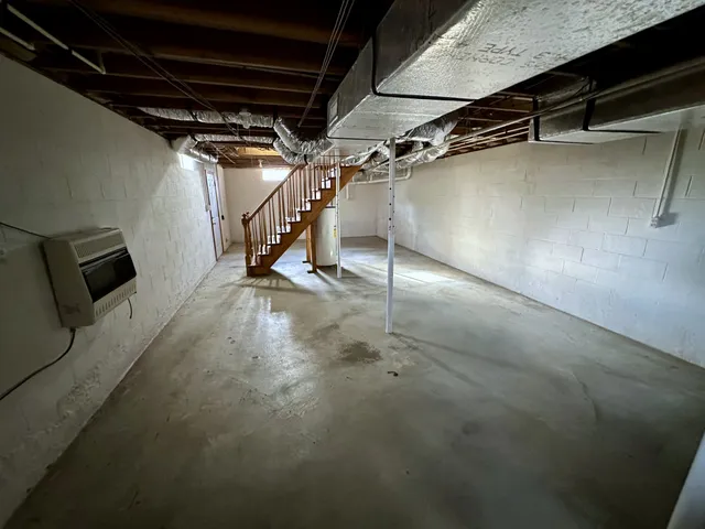 a view of under construction room and staircase