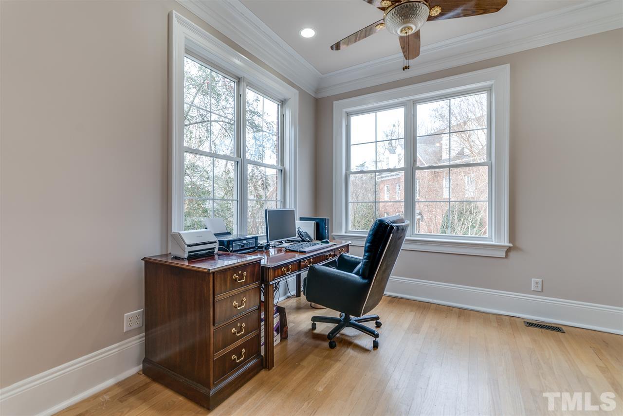 405 Dekoven Place Raleigh, NC 27608 - Photo 13 of 25 Attached sitting room in 1st floor bedroom gives plenty of room for flex space.