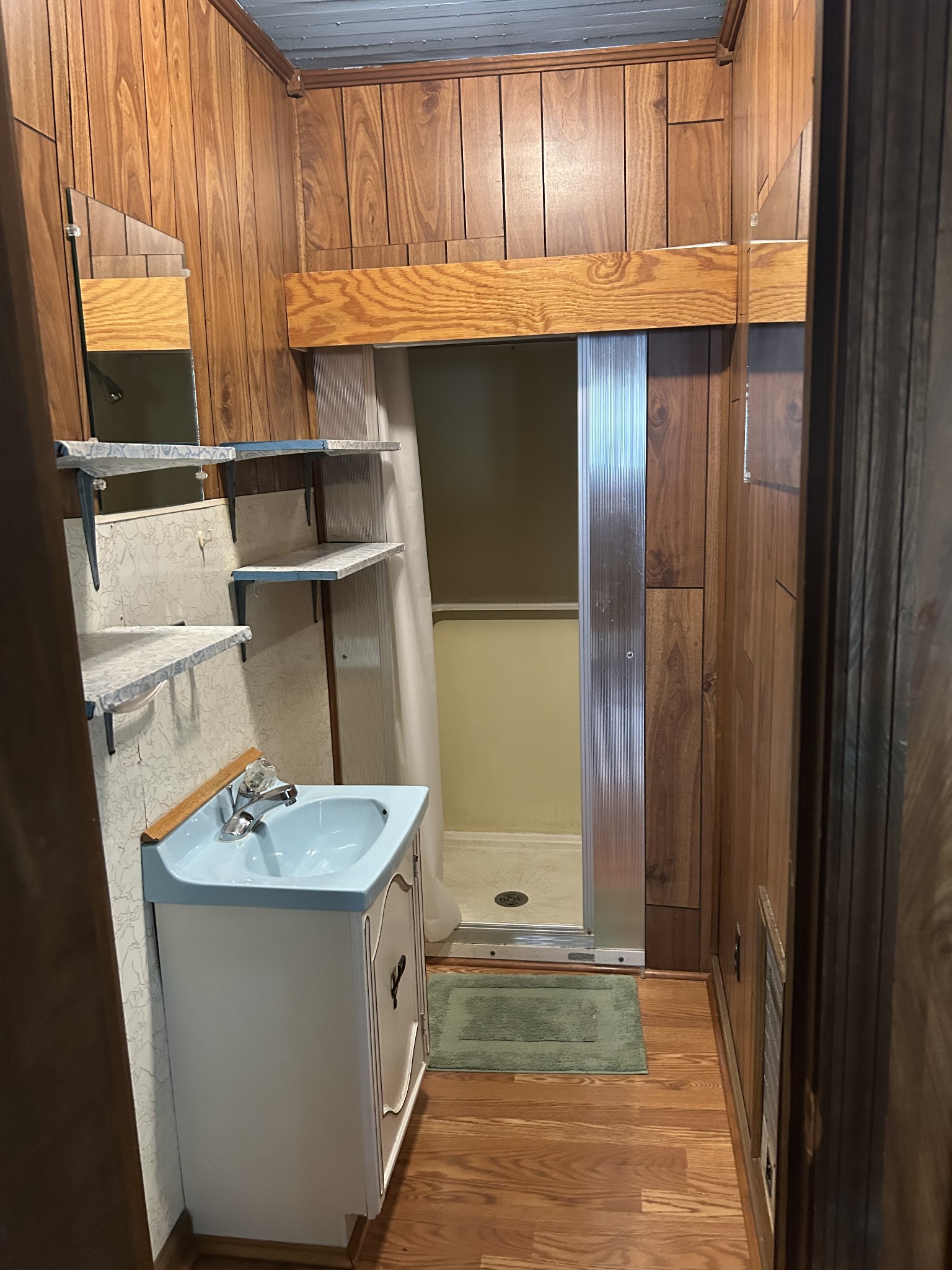 150 Chestnut Street Iron City, TN 38463 - Photo 23 of 29 a bathroom with a sink and a mirror