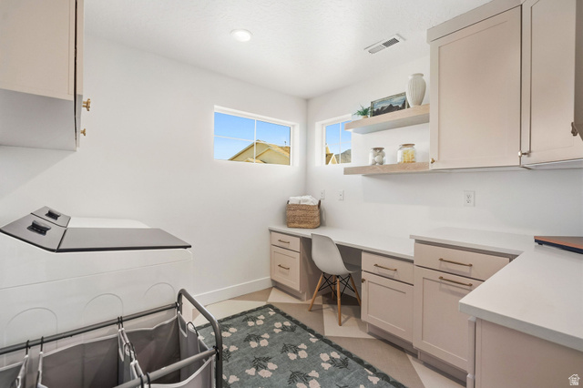 686 West Eaglecrest Circle Elk Ridge, UT 84651 - Photo 40 of 50 Laundry room 2 with built in study area
