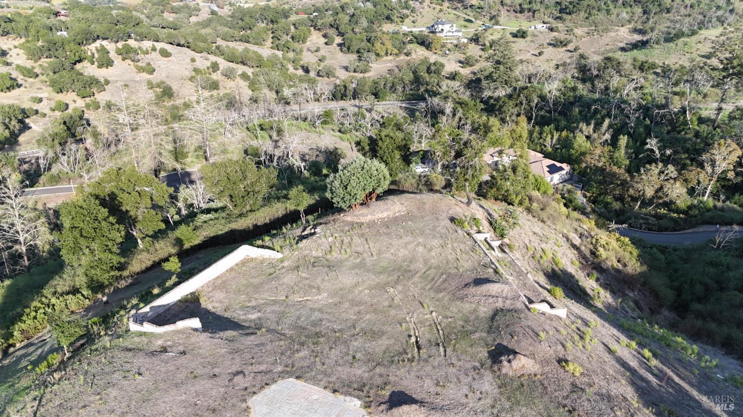 3912 Petalglen Place Santa Rosa, CA 95403 - Photo 8 of 14 a view of a dry yard with trees and flowers
