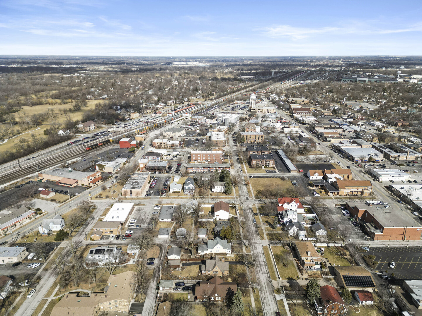 18134 Martin Avenue Homewood, IL 60430 - Photo 26 of 29 an aerial view of residential building with parking space