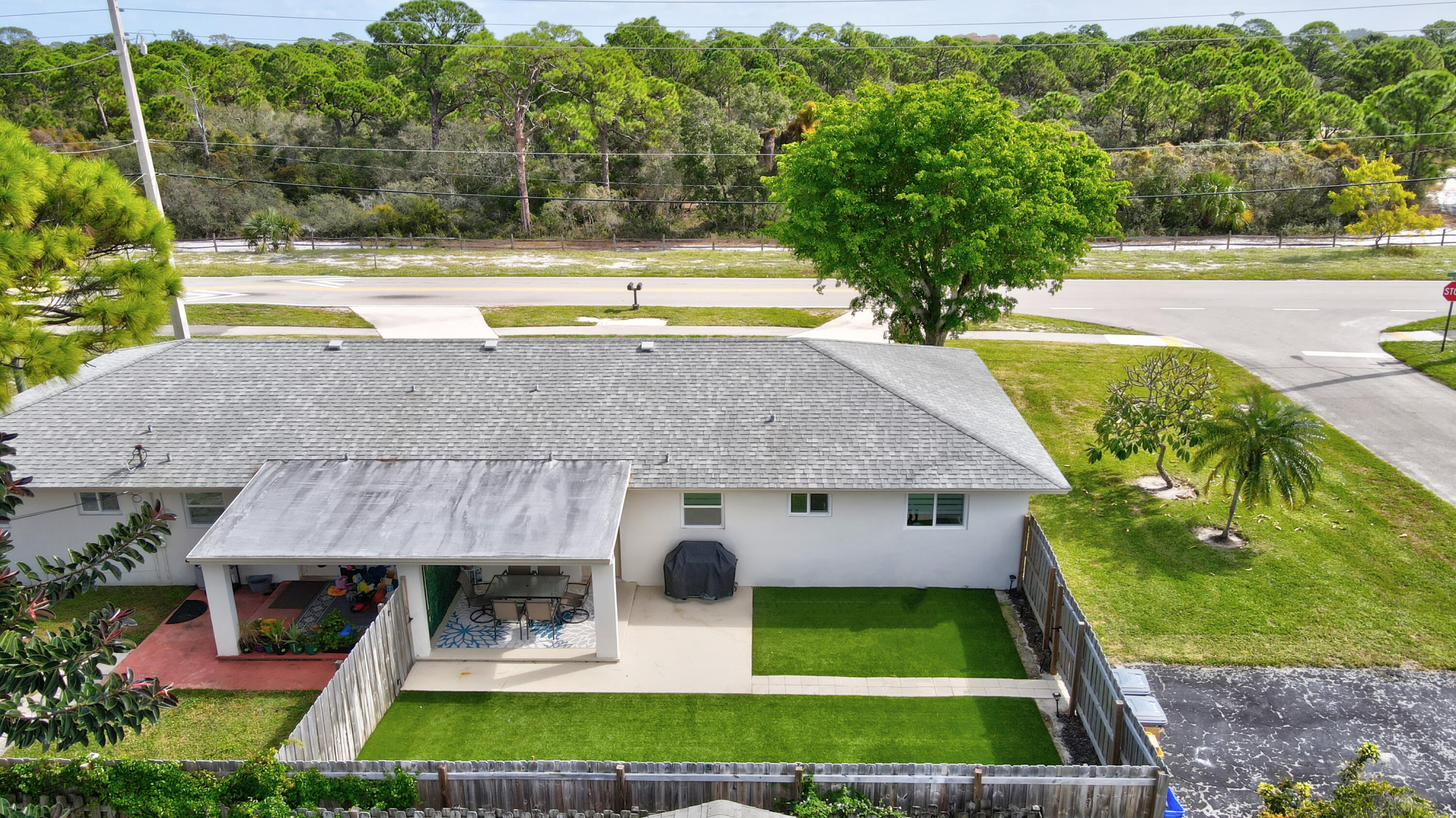7641 Overlook Road Lantana, FL 33462 - Photo 19 of 39 7643 Backyard Aerial