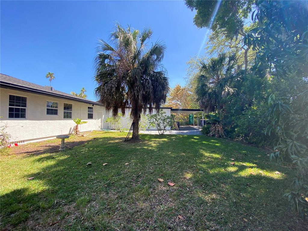 315 Sunburst Court Clearwater, FL 33755 - Photo 22 of 23 a view of a backyard with a garden