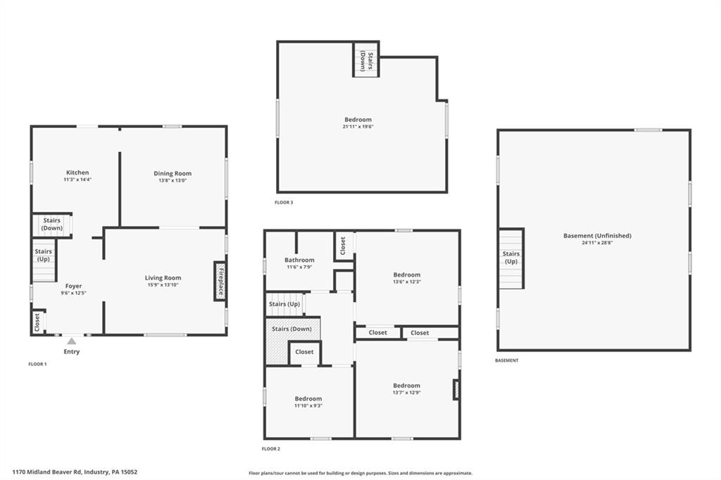 1170 Midland Beaver Road Industry, PA 15052 - Photo 34 of 34 a picture of a bathroom with a white refrigerator
