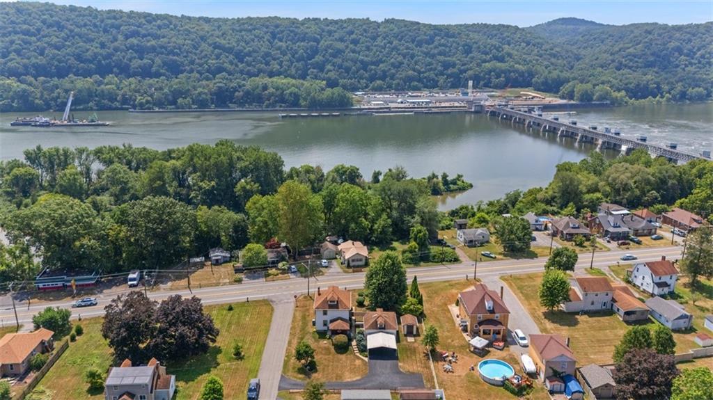 1170 Midland Beaver Road Industry, PA 15052 - Photo 8 of 34 an aerial view of a city with lake view