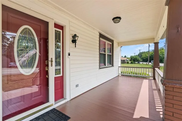 a view of a entryway door of the house