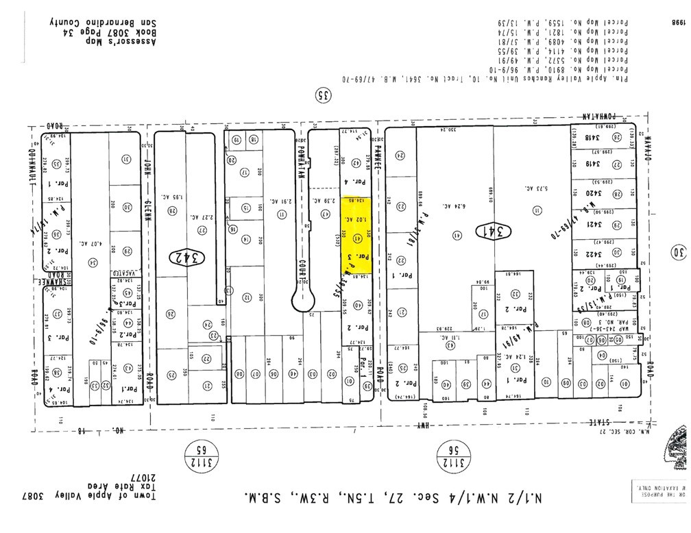 0 Pawnee Road Apple Valley, CA 92307 - Photo 4 of 4 a black and white photo of a room