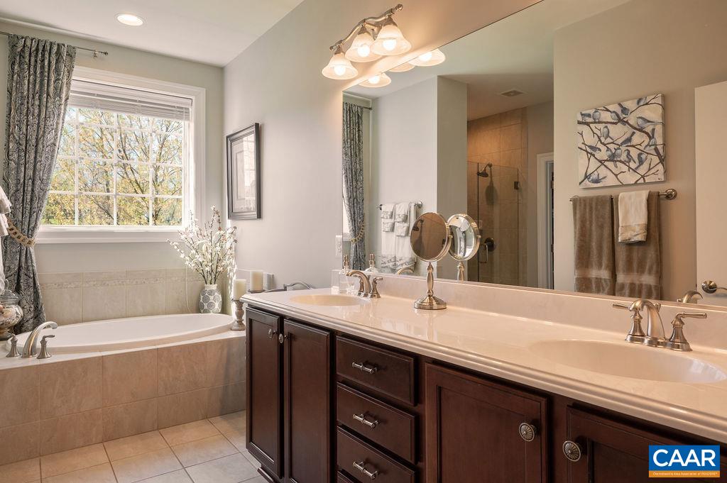 2706 Lockerbie Lane Keswick, VA 22947 - Photo 22 of 55 a bathroom with a tub sink and mirror
