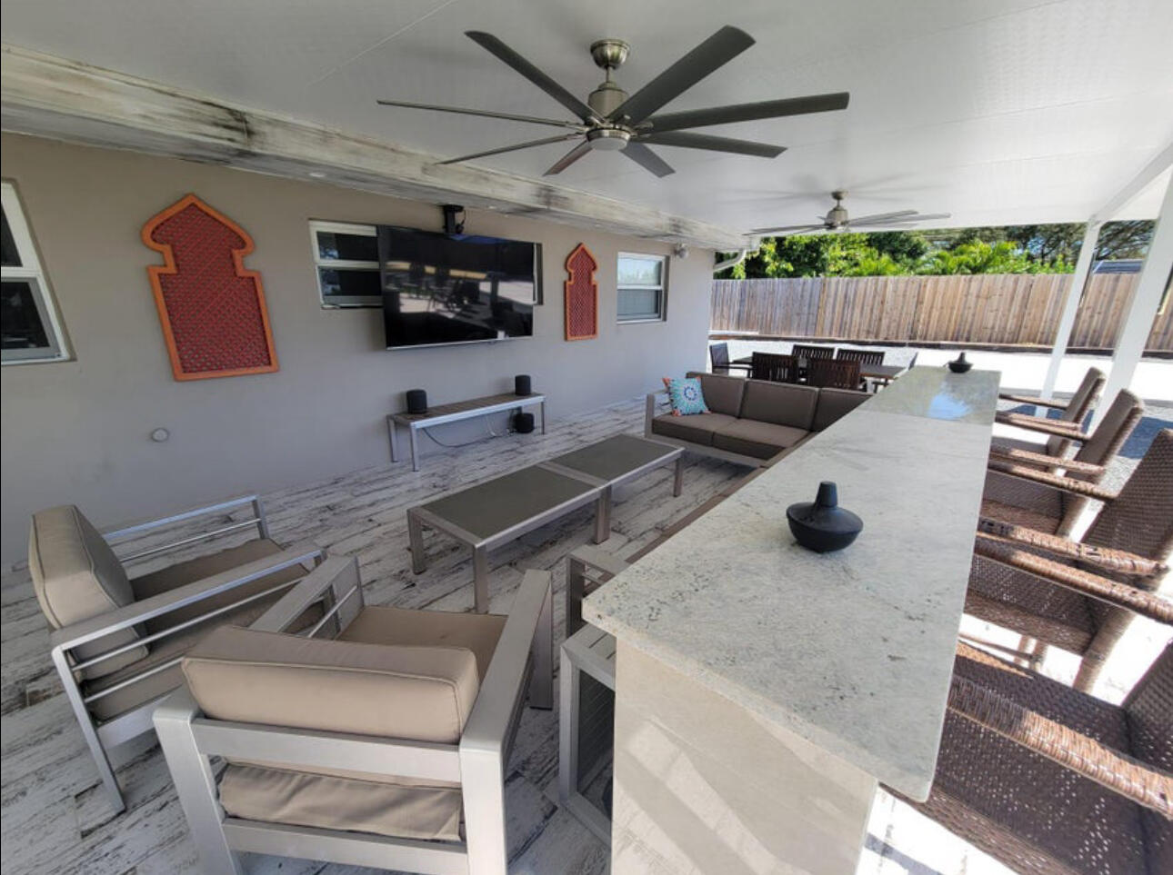 270 Northwest 36th Street Boca Raton, FL 33431 - Photo 28 of 82 a living room with furniture and a flat screen tv
