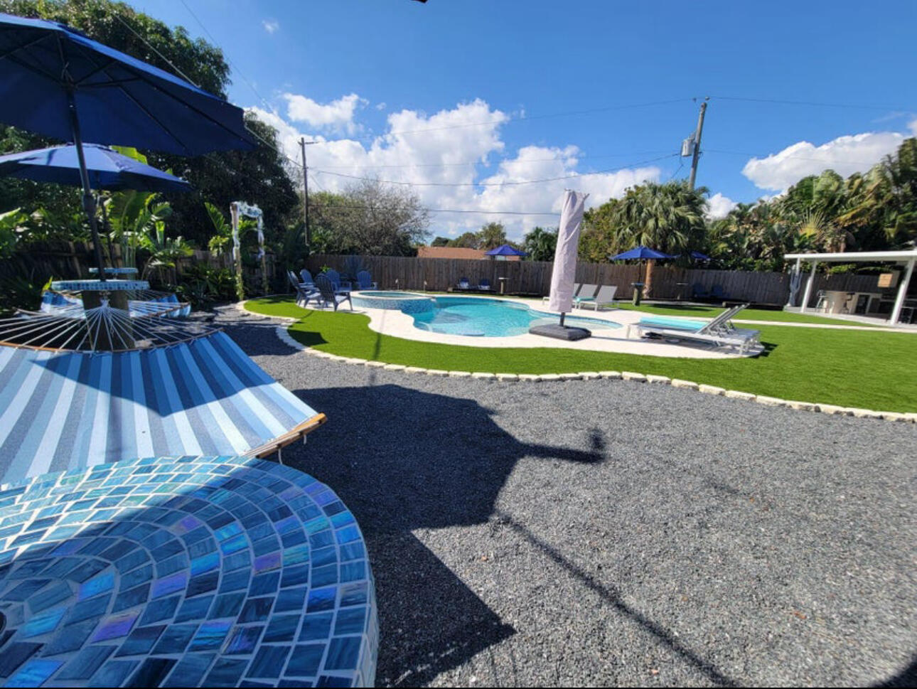270 Northwest 36th Street Boca Raton, FL 33431 - Photo 49 of 82 a view of a swimming pool with a patio