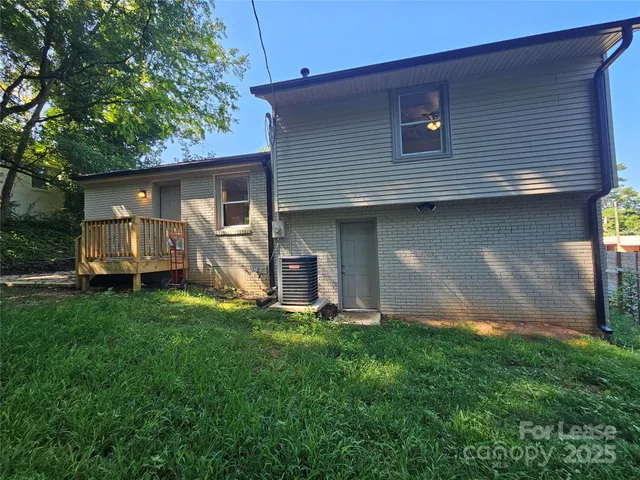 a house view with a garden space