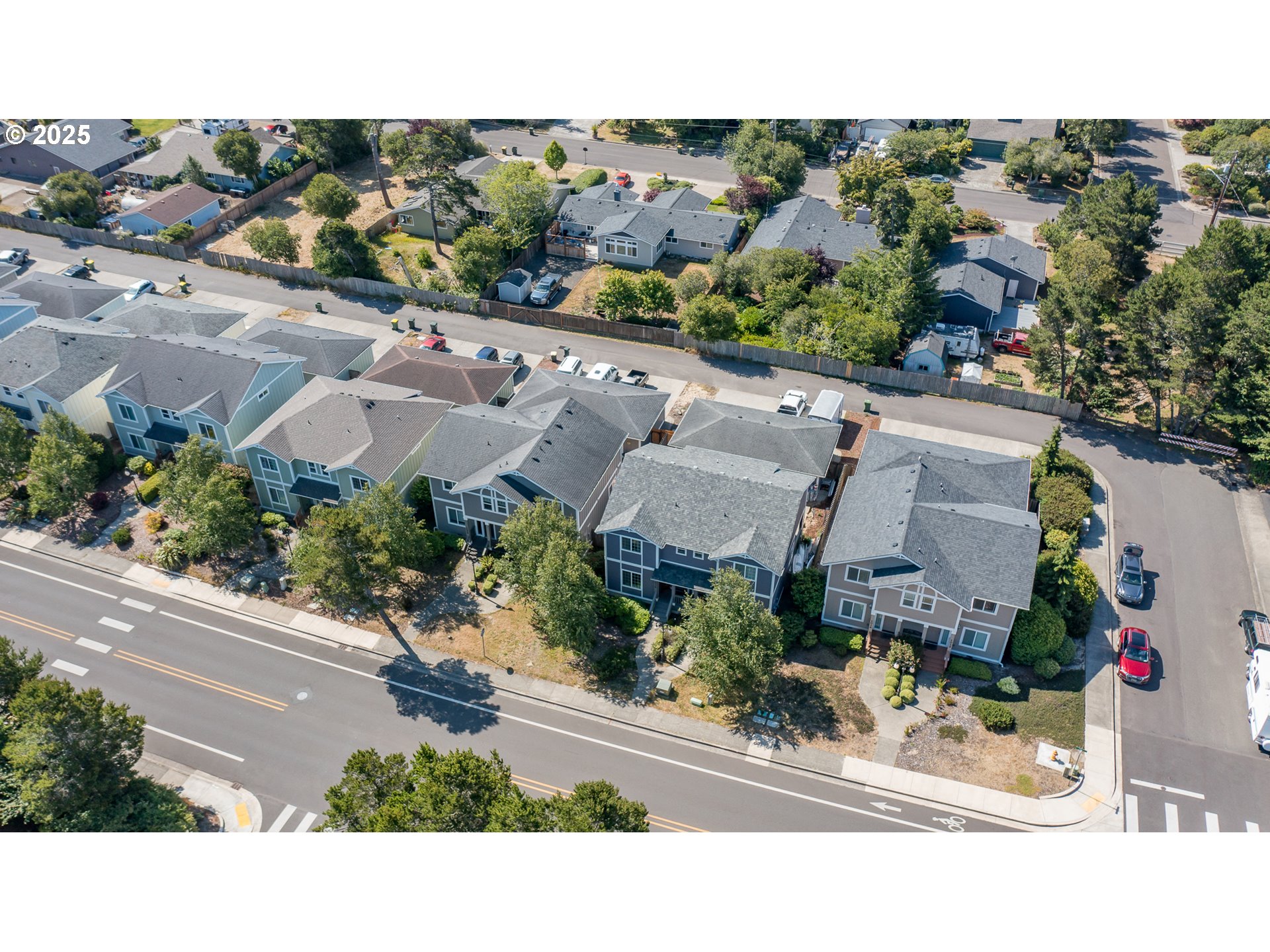 1036 9th Street Florence, OR 97439 - Photo 47 of 47 an aerial view of a house
